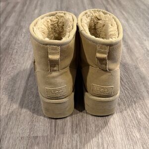 UGG Beige Shearling Lined Footwear